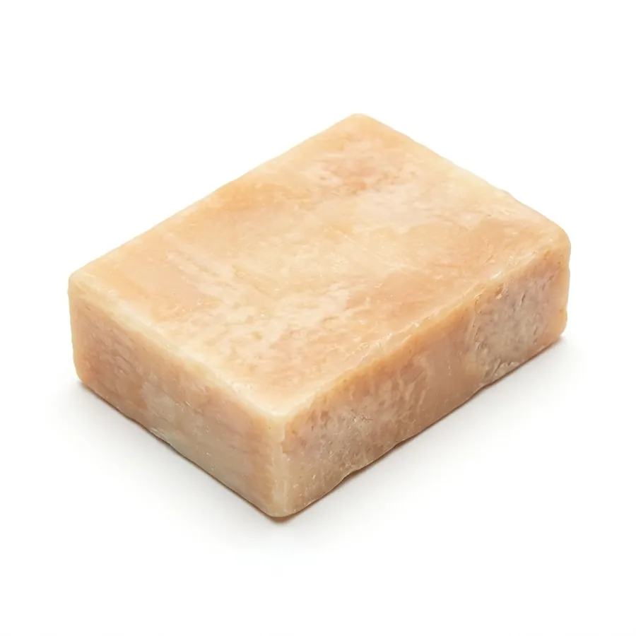 NiceLook result: the soap bar on a pure white background with a soft shadow, no foam
